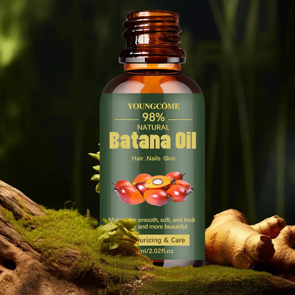 Natural Batana Oil for Hair Growth Pure Batana Oil Hair Shine Strengthen for Women Prevent Hair Loss Eliminate Split Ends 1/3Pcs